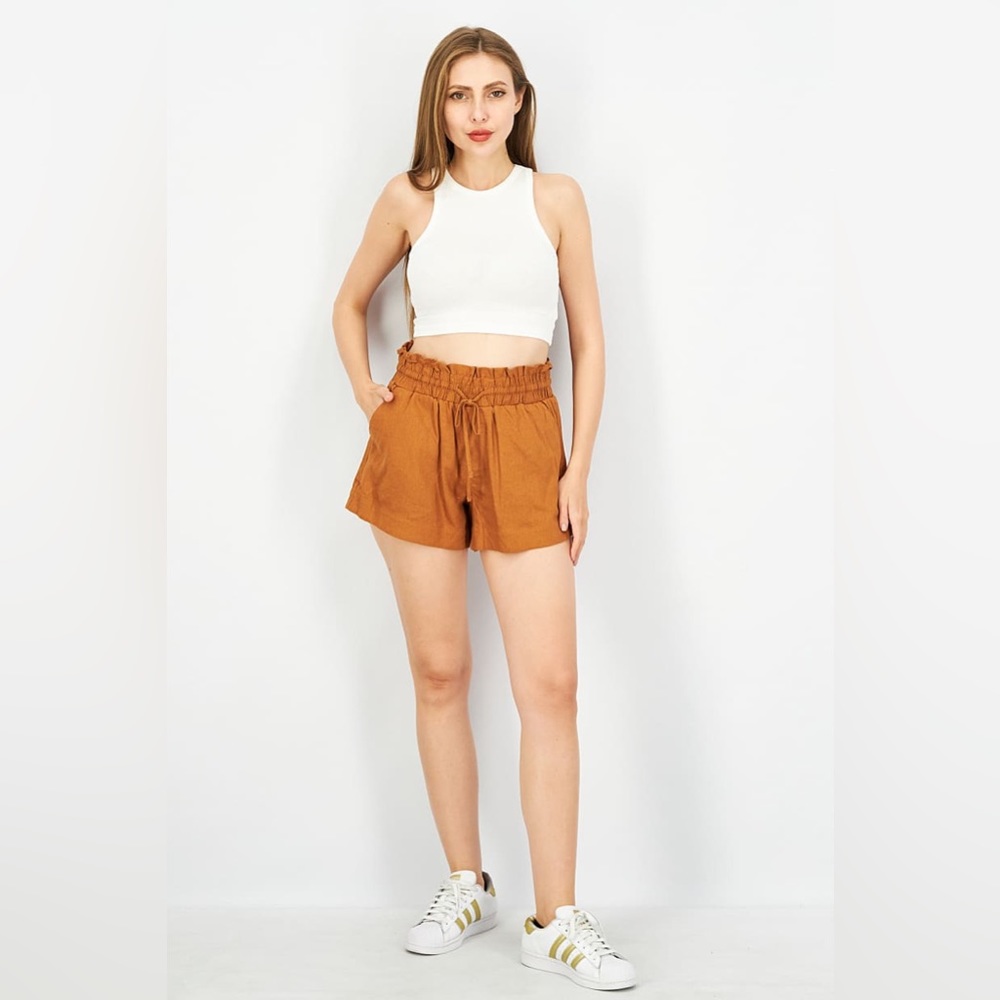 A new day Target shorts red orange